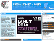 Tablet Screenshot of cfm-ajaccio.fr